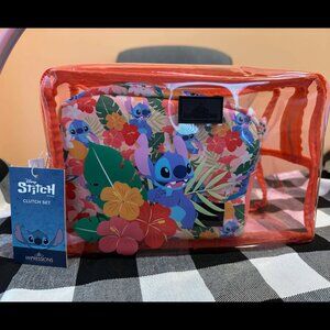 New Stitch Clutch Set Makeup Bags